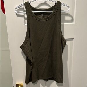 GAP Women's Dark Green Tank Top
